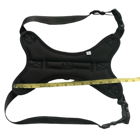 Dog Harness Padded No Pull Working + Chain Leash NEW - Picture 11 of 14